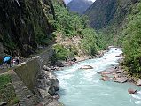 Rolwaling 02 08 Road Being Built From Gongar To Lamabager